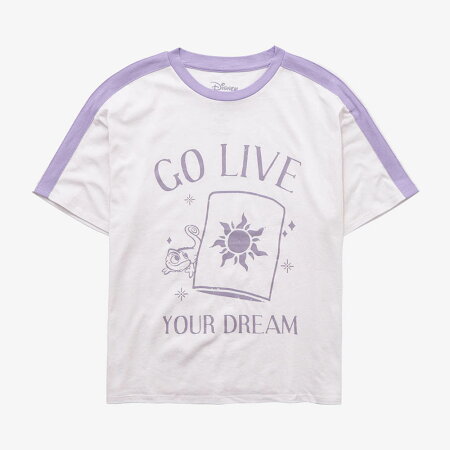 楽天市場 塔の上のラプンツェル グッズ Tシャツ ディズニー Disney Tangled Rapunzel Live Your Dream Taping T Shirt ガールズ 映画エンタメショップ Selection