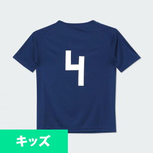 No.4 キッズ サッカー日本代表 レプリカ Tシャツ アディダス/Adidas ホーム