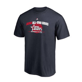 リニューアル記念メガセール MLB Tシャツ 2018 日米野球 All Star Series 1 マジェスティック/Majestic ネイビー 1009IK