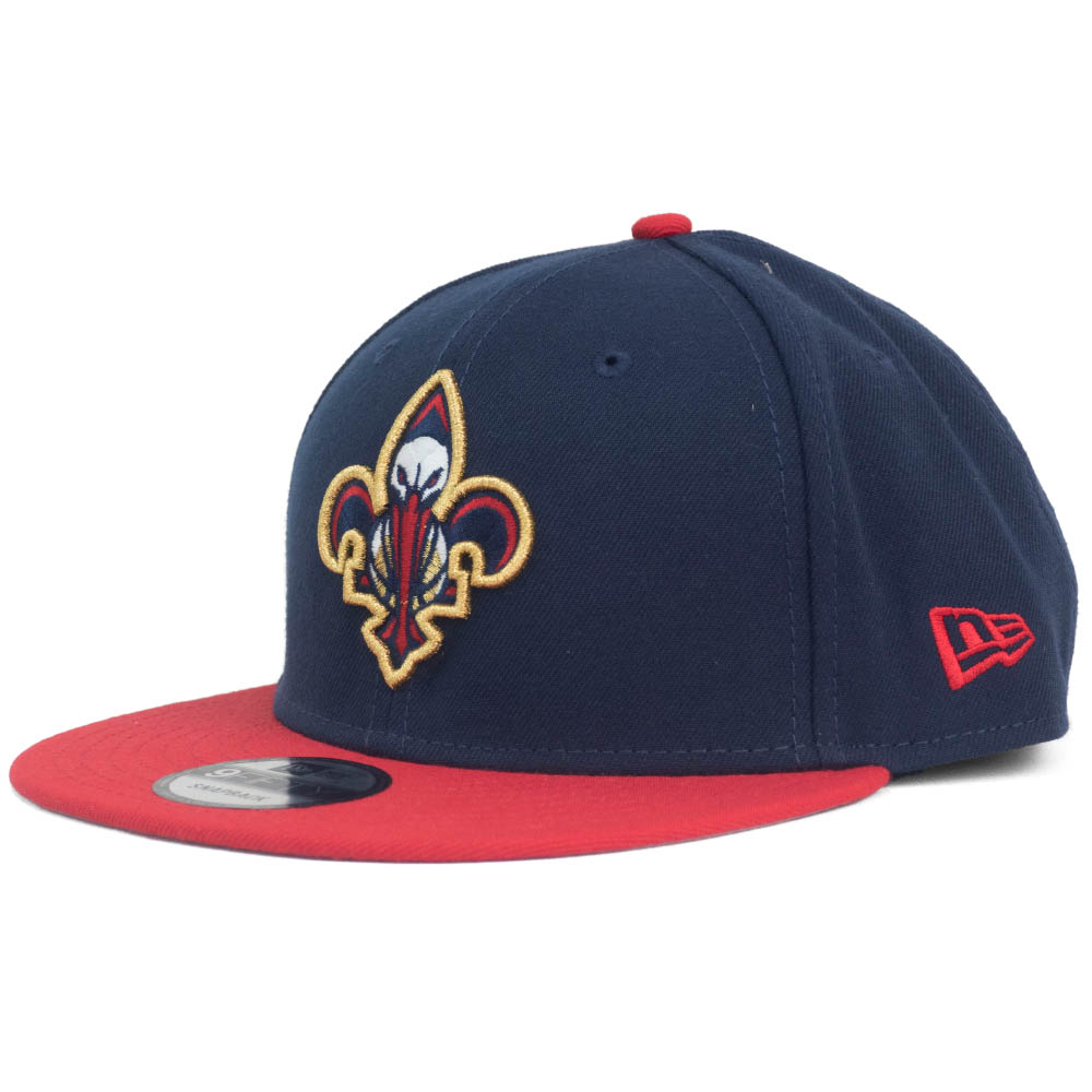 あす楽対応 2トーンのチームカラーが鮮やかなnbaキャップ Nba ニューオーリンズ ペリカンズ キャップ 帽子 2トーン セカンダリー ロゴ 9fifty アジャスタブル ニューエラ New Era ネイビー レッド