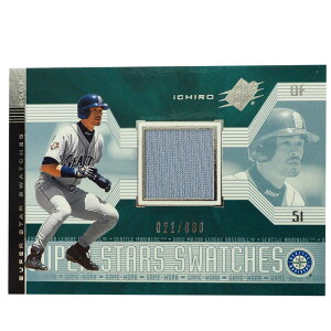 MLB C`[ VAgE}i[Y g[fBOJ[h/X|[cJ[h 2002 Ichiro #165 Game Jersey Grey 021/800 Upper Deck
