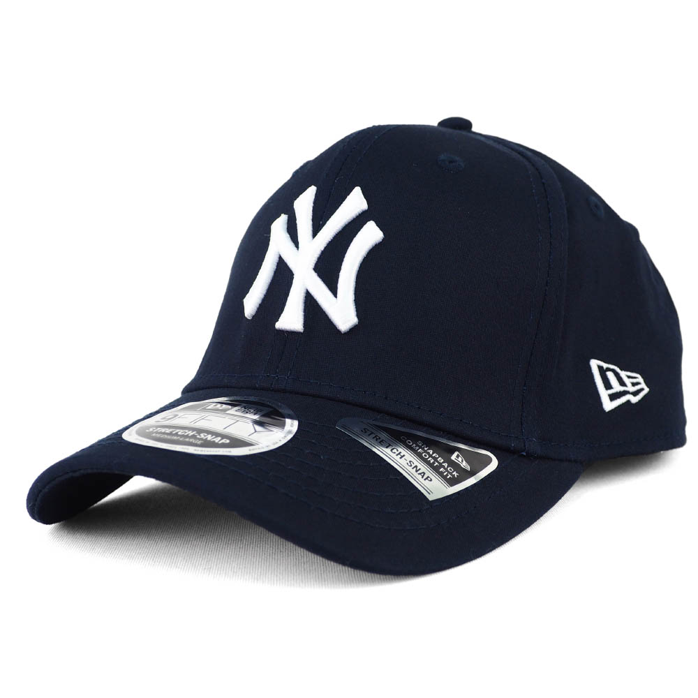 あす楽対応 MLB x ニューエラカーブバイザーCAP！ MLB ニューヨーク・ヤンキース キャップ/帽子 9FIFTY Stretch-Snap ニューエラ/New Era ネイビー