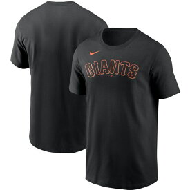 MLB サンフランシスコ・ジャイアンツ Tシャツ チーム ワードマーク ナイキ/Nike ブラック【OCSL】