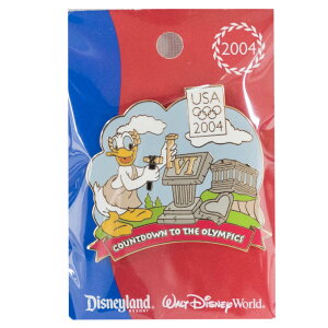 �A�����J��\ �f�B�Y�j�[ 2004 �A�e�l Countdown to the Olympics Pin : 6 (Donald Duck) LE750 �s���o�b�` �s���Y Disney