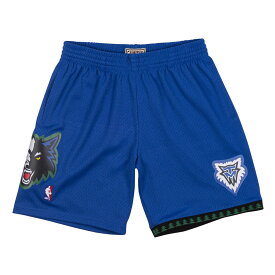 NBA ミネソタ・ティンバーウルブズ ショートパンツ/ショーツ スウィングマン ミッチェル＆ネス/Mitchell & Ness ロイヤル トレーニング特集2203MN特集