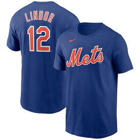 MLB フランシスコ・リンドーア メッツ Tシャツ ネーム＆ナンバー Name & Number リンドール ナイキ/Nike ロイヤル