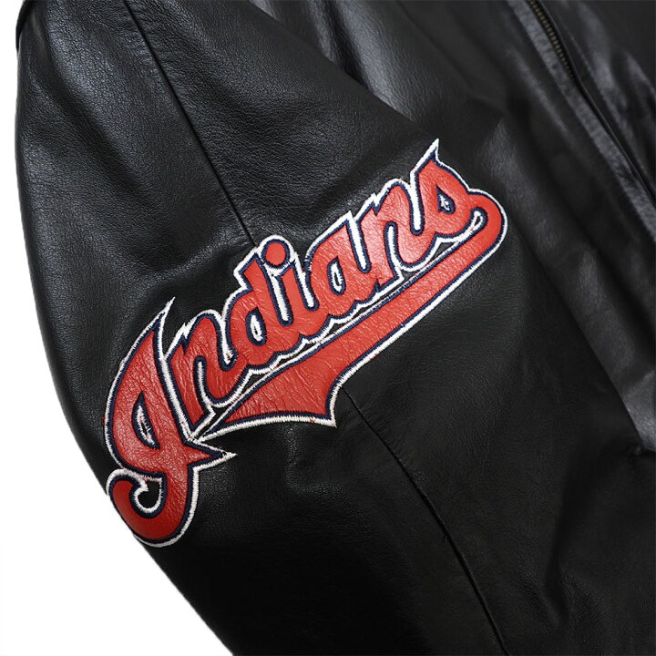 楽天市場】MLB インディアンス ジャケット レザー スタジャン アウター 