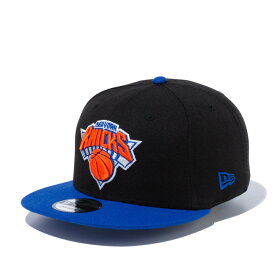 NBA ニックス キャップ 9FIFTY 2トーン スナップバック Cap ニューエラ/New Era ブラック ロイヤル