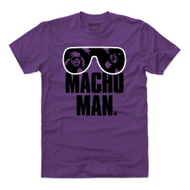WWE ランディ・サベージ Tシャツ Legends Macho Man Shades 500Level パープル