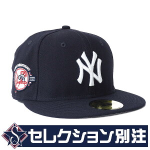 MLB �����L�[�X �L���b�v �y�Z���N�V�����ʒ��z Yankees 100th Anniversay 59FIFTY �j���[�G��/New Era Navy (2003 Game)