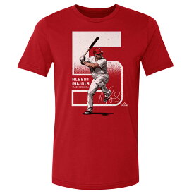 MLB アルバート・プホルス カージナルス Tシャツ St. Louis Outline WHT 500Level レッド