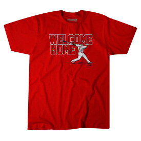 【海外限定版】MLB アルバート・プホルス カージナルス Tシャツ Welcome Home 5 T-Shirt BreakingT レッド