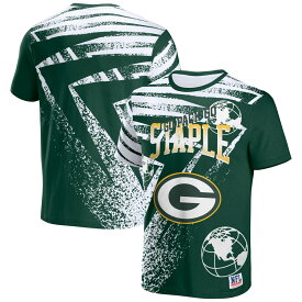 NFL パッカーズ Tシャツ NFL All Over プリント T-Shirt Staple ステイプル ハンターグリーン