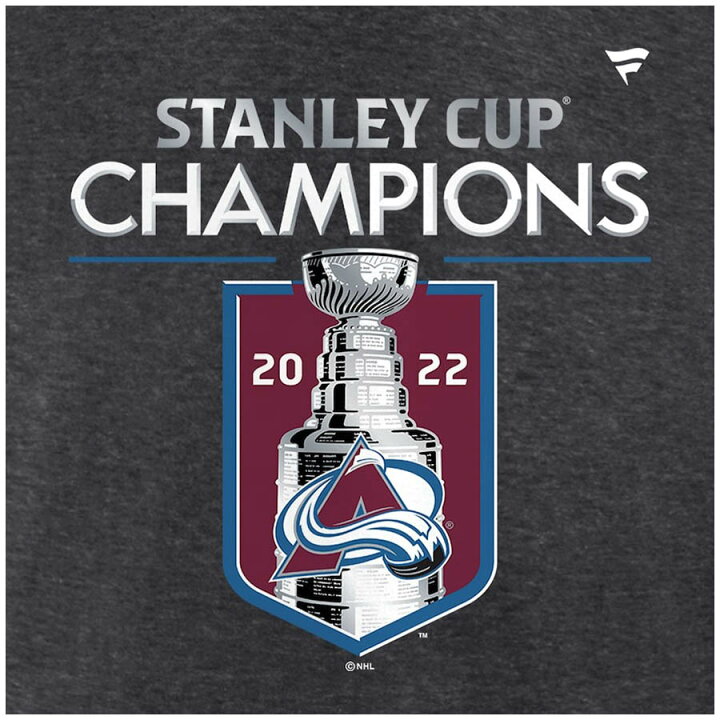楽天市場】NHL アバランチ Tシャツ 2022 スタンリーカップ Champions 