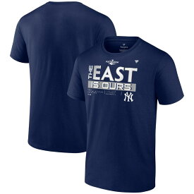 MLB ヤンキース Tシャツ 2022 ア・リーグ 東地区優勝 ロッカールーム T-Shirt Fanatics Branded ネイビー