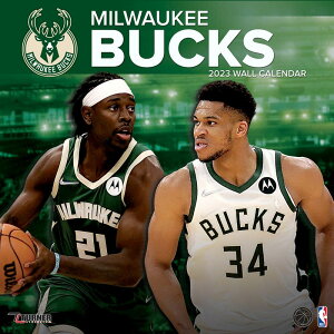 NBA �~���E�H�[�L�[�E�o�b�N�X �J�����_�[ 2023�N 12x12 �`�[�� �Ǌ|�� Calendar Turner