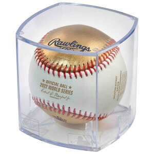 MLB アストロズ ボール 2022 ワールドシリーズ 優勝記念 Champions Logo Baseball with Case Rawlings ローリングス