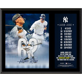 MLB アーロン・ジャッジ ヤンキース フォトフレーム Authentic HR 記録 Sublimated Plaque