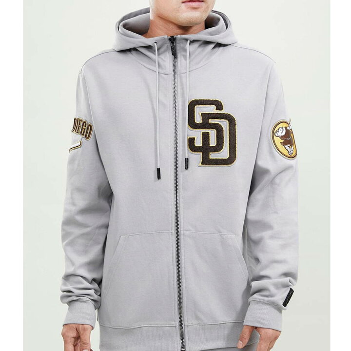 楽天市場】MLB パドレス パーカー Logo Zipper フーディー Pro  