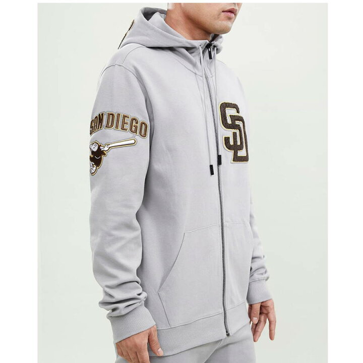 楽天市場】MLB パドレス パーカー Logo Zipper フーディー Pro 
