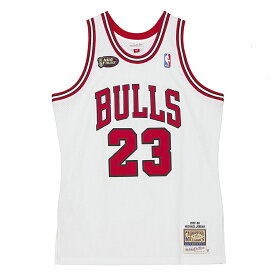 NBA マイケル・ジョーダン シカゴ・ブルズ ユニフォーム 1997 ファイナル パッチ Authentic ミッチェル＆ネス/Mitchell & Ness ホワイト