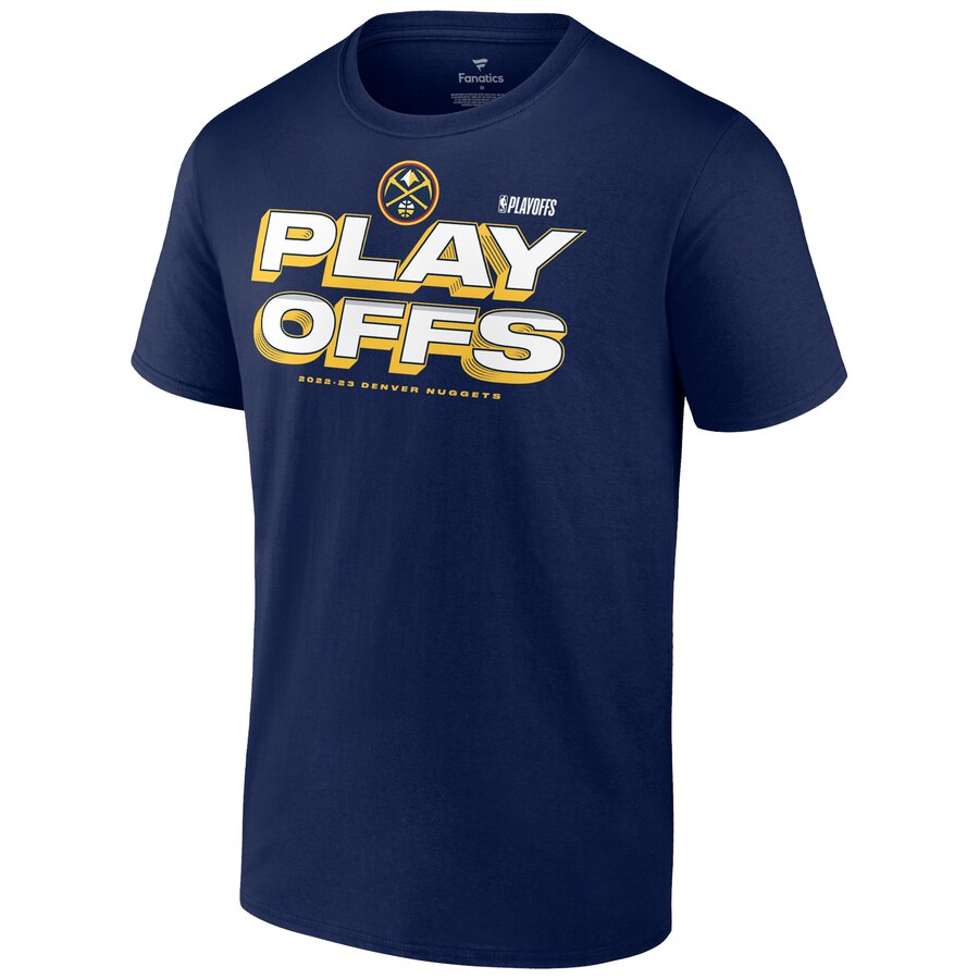 NBA ナゲッツ Tシャツ 2023 NBA プレーオフ進出 T-Shirt Fanatics Branded ネイビー 最大85%OFFクーポン - 4