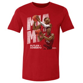 NBA ジミー・バトラー バム・アデバヨ マイアミ・ヒート Tシャツ Miami Duo WHT 500Level レッド