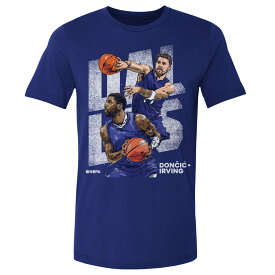 NBA カイリー・アービング ルカ・ドンチッチ マーベリックス Tシャツ Dallas Duo WHT 500Level ロイヤルブルー
