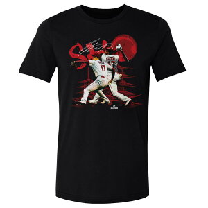 MLB ��J�ĕ� �G���[���X T�V���c �񓁗� SHO Dual T-Shirt 500Level �u���b�N