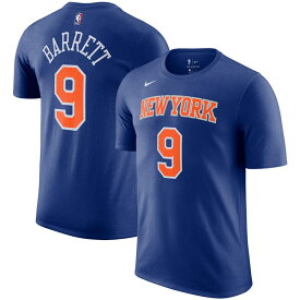 NBA RJ・バレット ニックス Tシャツ ネーム＆ナンバー T-Shirt ナイキ/Nike ブルー