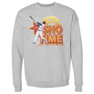 MLB ��J�ĕ� �h�W���[�X �X�E�F�b�g Los Angeles D Sho Time Sign WHT Sweatshirt 500Level �w�U�[�O���[