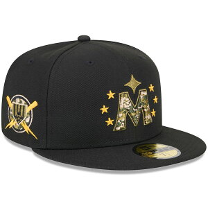 MLB �~�l�\�^�E�c�C���Y �L���b�v 2024 �A�[���h�t�H�[�X�f�[ On-Field 59FIFTY Fitted Hat �j���[�G��/New Era �u���b�N