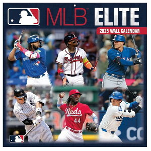 MLB �J�����_�[ 2025�N�� �G���[�g Elite Wall Calendar Turner