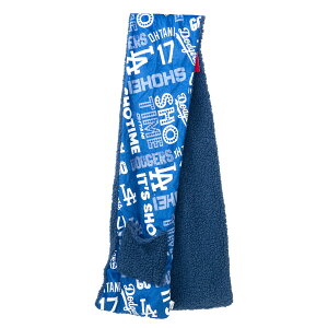 MLB 大谷翔平 ドジャース マフラー スカーフ Wordmark Blast Sherpa Scarf FOCO