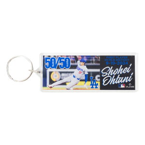 MLB 大谷翔平 ドジャース キーホルダー 50/50達成記念 Acrylic Player Keychain (SB) UPI Marketing