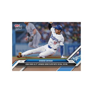 MLB Jĕ hW[X g[fBOJ[h 2024 Topps Now #251 Joins Ichiro As 2nd Japanese-Born Player With 100 SBs, 100 HRs