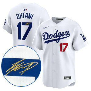 MLB 大谷翔平 ドジャース ユニフォーム 【現地買付セレクション特注】リミテッドジャージ サイン刺繍 ナイキ/Nike ホーム