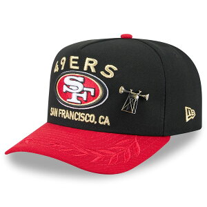 NFL 49ers Lbv 2025 NFL htg On Stage A-Frame 59FIFTY Fitted Hat j[G/New Era ubN/XJ[bg