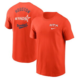 MLB �A�X�g���Y T�V���c 2025 �V�e�B�[�R�l�N�g T-Shirt �i�C�L/Nike �I�����W