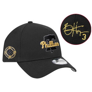 MLB �u���C�X�E�n�[�p�[ �t�B���[�Y �L���b�v ���n���t�J�X�^�� 100th Anniversary Signature9FORTY Hat �T�C���h�J �j���[�G��/New Era