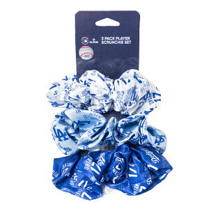 MLB ��J�ĕ� �h�W���[�X �V���V�� Mini Print Scrunchies - 3�Z�b�g �w�A�S�� �A�N�Z�T���[ �O�b�Y FOCO