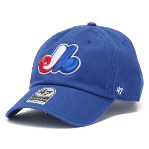 MLB Motreal Expos �L���b�v �N�[�p�[�Y�^�E�� Cooperstown Clean Up Cap 47Brand �u���[