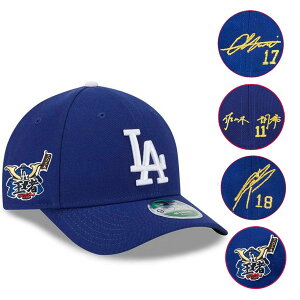 MLB ��J�ĕ� �R�{�R�L ���X�ؘN�� �h�W���[�X �L���b�v ���[���h�V���[�Y2025�D�� Samurai �� 9FORTY �T�C���h�J �j���[�G��/New Era