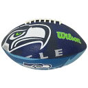 NFL シーホークス ボール ウィルソン/Wilson Junior Super Grip Rubber Football【1904NFLセール】