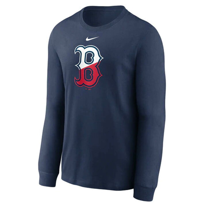 楽天市場】レッドソックス MLB Tシャツ メンズ 長袖 ロンt ナイキ Nike ネイビー Angle Logo Long Sleeve T- Shirt 21nrs : MLB.NBAグッズショップ SELECTION