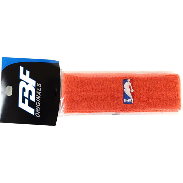 楽天市場 Nba ヘアバンド オレンジ リーグロゴ Official Logo Man On Court Headband Fore Bare Feet Mlb Nbaグッズショップ Selection