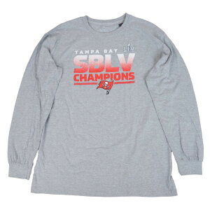特売安い 長袖 第55回スーパーボウル ロングスリーブ メンズ バッカニアーズ グレー Xximv2122 Tシャツ T Shir Super Sleeve Nfl Long Lv Champions Bowl 特価 Solicitacao Com Br