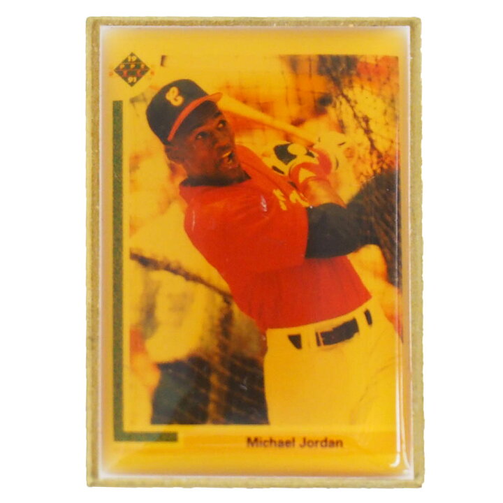 楽天市場 Mlb ホワイトソックス マイケル ジョーダン ベースボール コレクション ピンバッジ Upper Deck レッド レアアイテム Mlb Nbaグッズショップ Selection