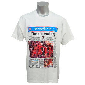 NBA Tシャツ ブルズ トリビューン Three-mendous フルーツ オブ ザ ルーム/FRUIT OF THE?LOOM ホワイト レアアイテム【OCSL】