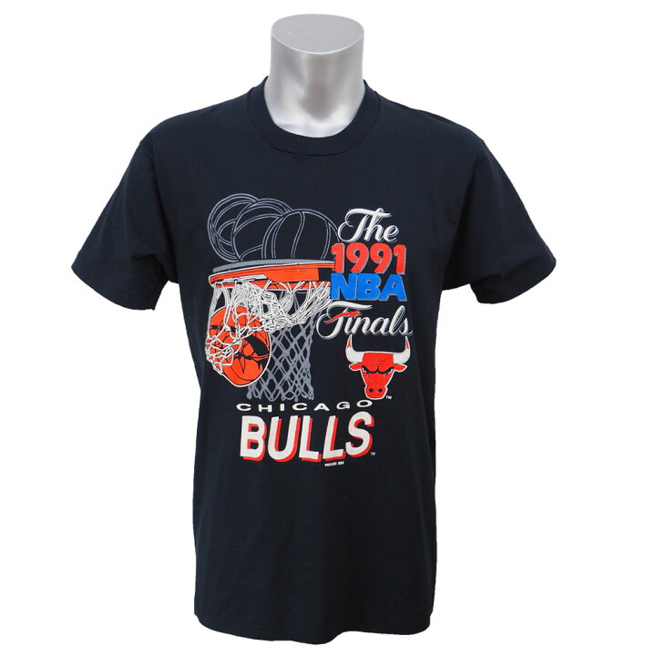楽天市場】NBA ブルズ 1991年 ファイナル優勝記念 Tシャツ ブラック 